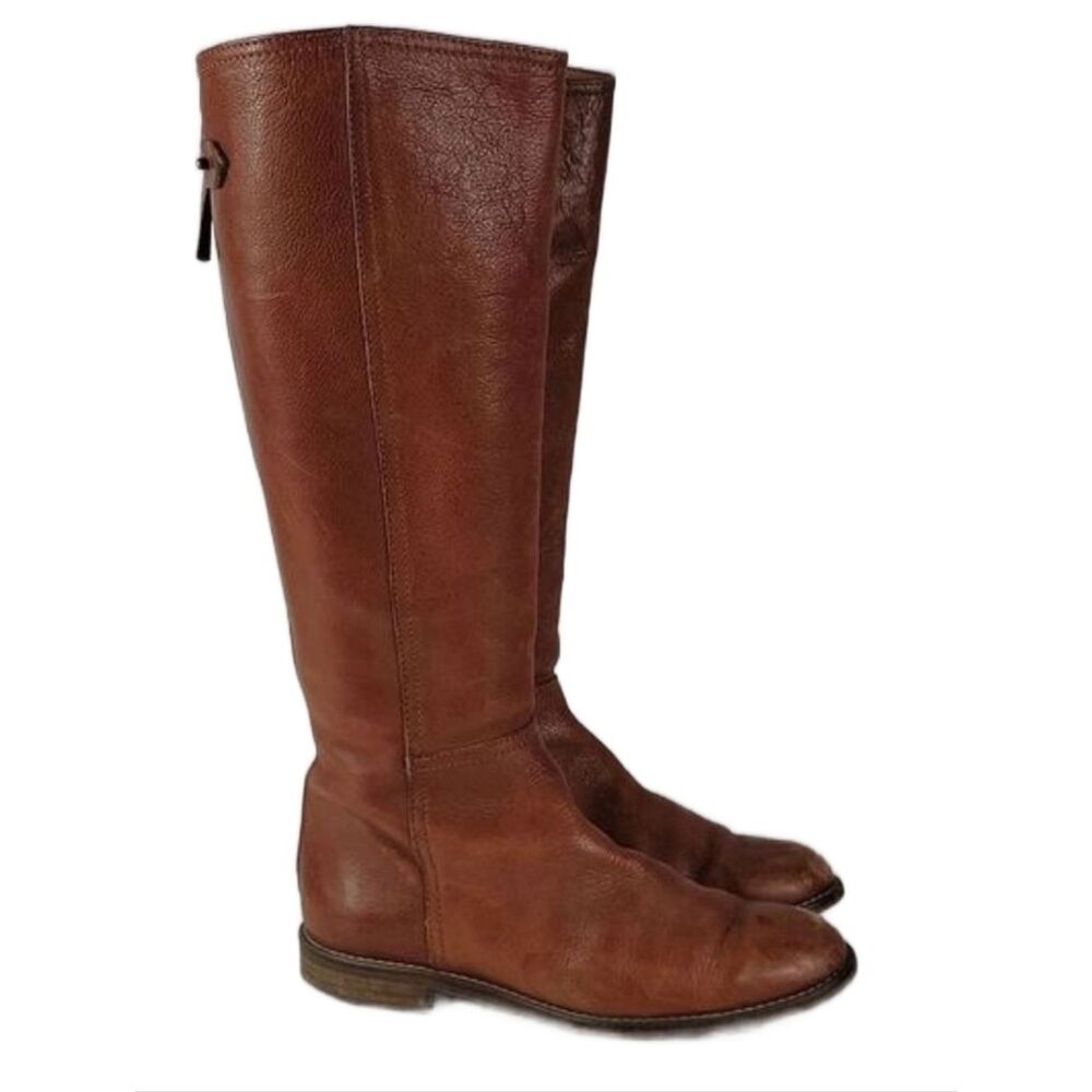 Madewell Sidney Tall Brown Leather Women's Riding Boots